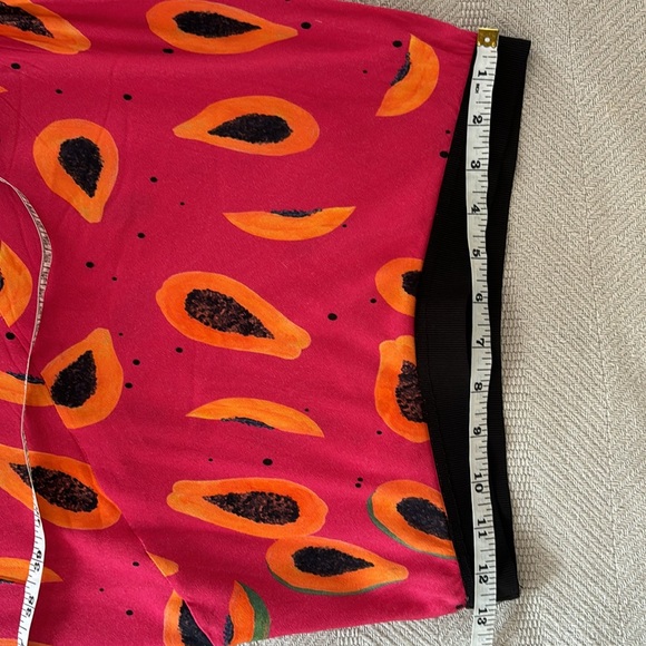 Corey Lynn Calter papaya fruit bias cut slip skirt - fits size small - Picture 7 of 7